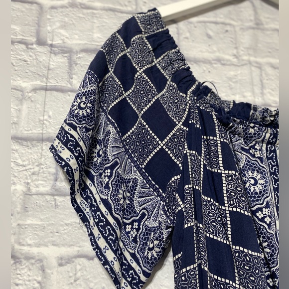 Anthropology dress midi blue - Picture 9 of 12